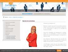 Tablet Screenshot of empleo.fuengirola.es